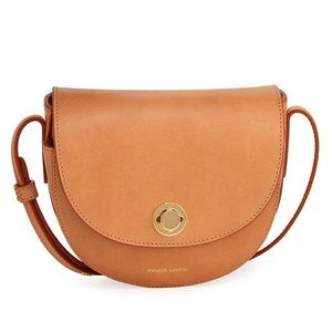 Mansur Gavriel Mini Saddle Leather Shoulder Bag